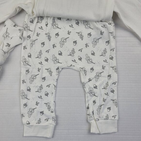Rae Dunn Happy Fall Yall 3 Piece Outfit Set 6-9 Months Onesie Pants Headband - Picture 5 of 10